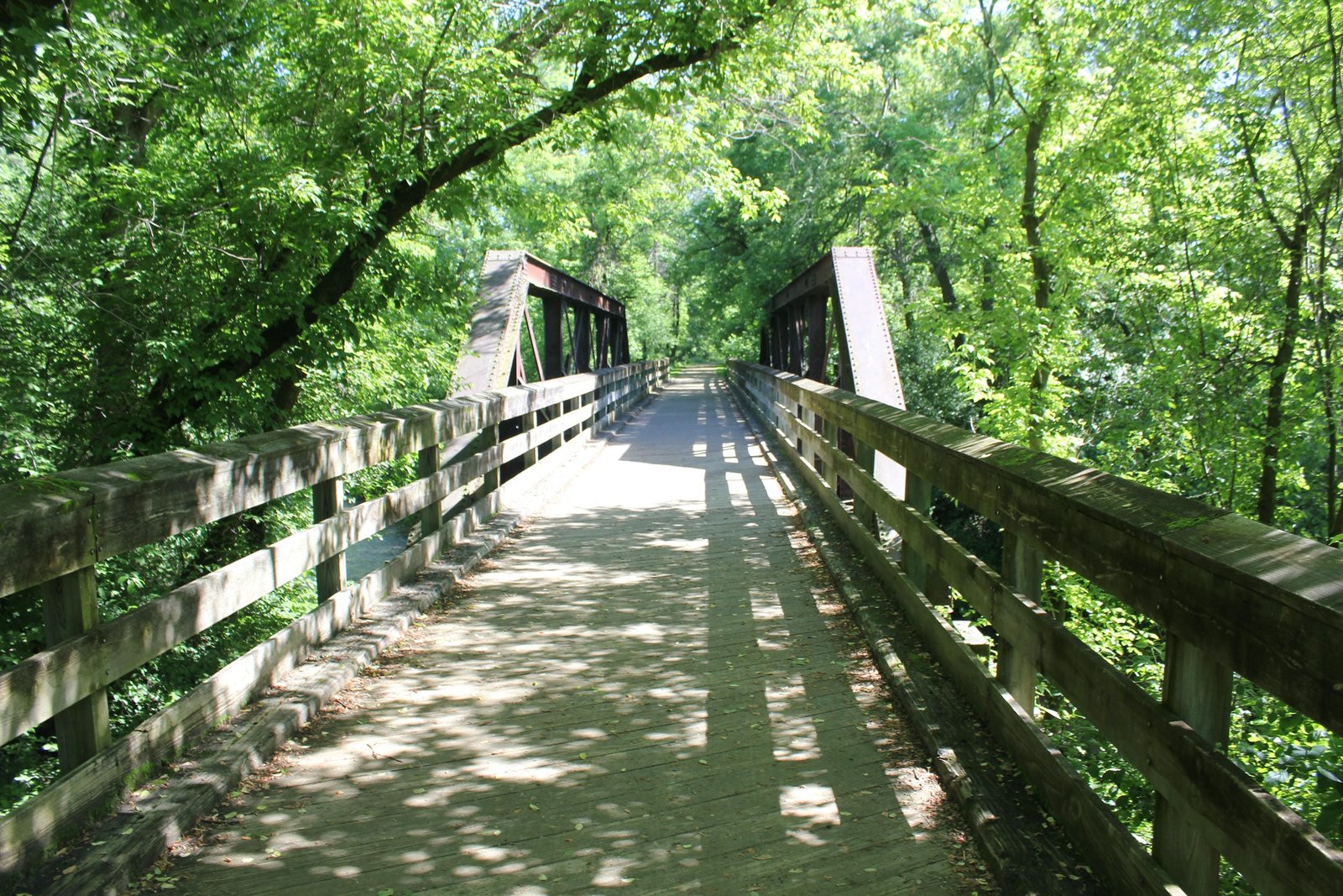 Looking north
